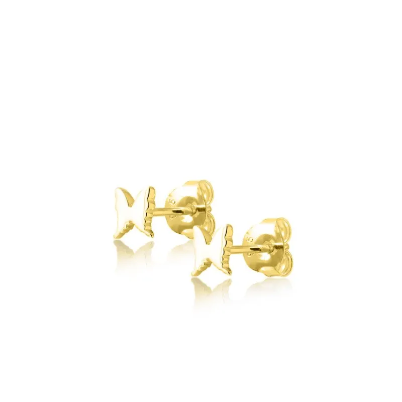 Carolina Gynning smycken Gynning Jewelry Petite Papillion Örhängen (Guld)