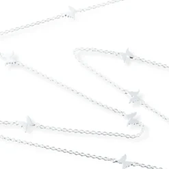 Carolina Gynning smycken Gynning Jewelry Petite Papillion Halsband (Silver) 80 cm