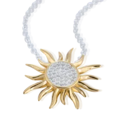 Carolina Gynning smycken Gynning Jewelry Power of Sun Halsband 70 cm (Guld/Silver)