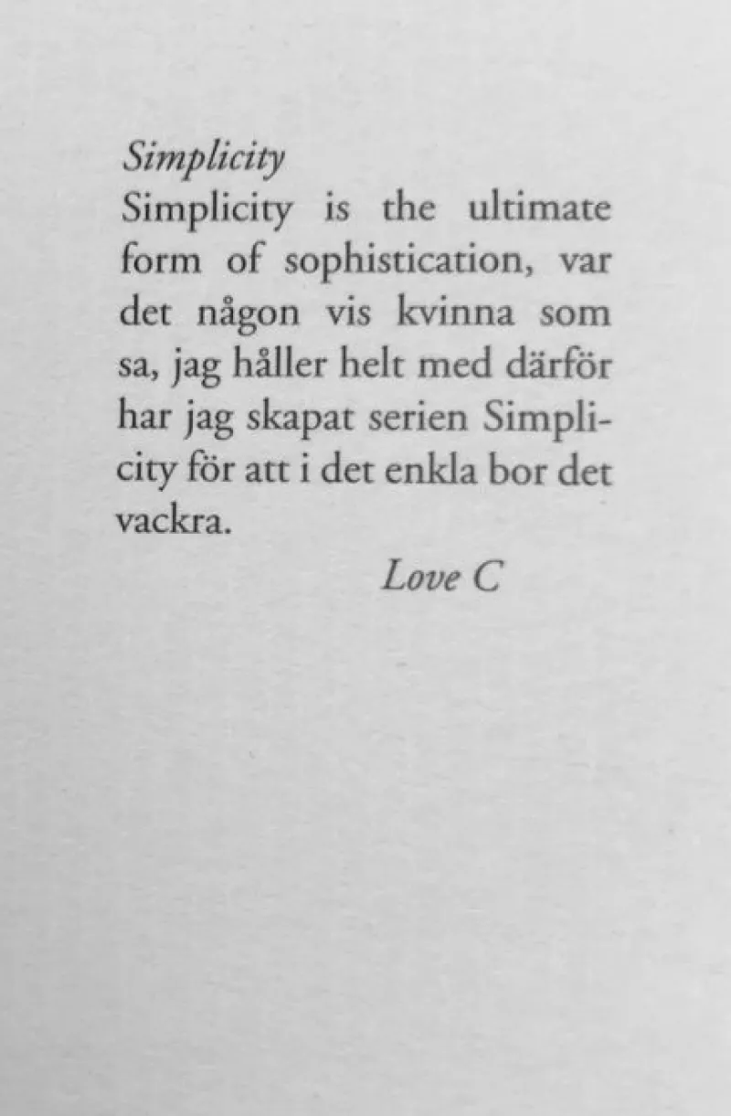 Carolina Gynning smycken Gynning Jewelry Simplicity Halsband (Mega kampanj)