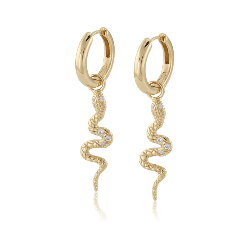Carolina Gynning smycken Gynning Jewelry Snake Örhängen