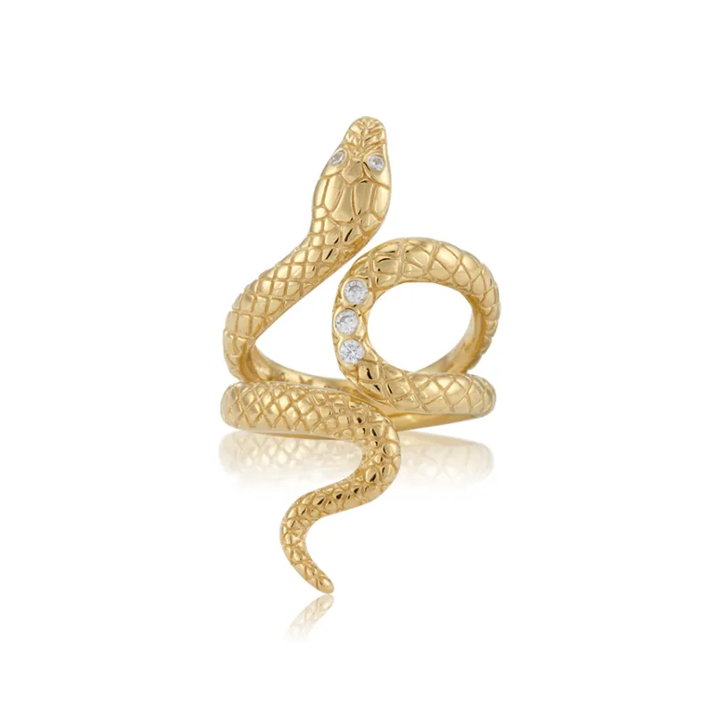 Carolina Gynning smycken Gynning Jewelry Snake Ring gp4