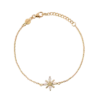Armband Gynning Jewelry Snowflake (Guld)