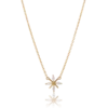 Carolina Gynning smycken Gynning Jewelry Snowflake Halsband (Guld)