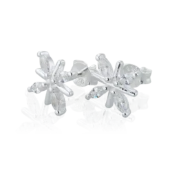 Carolina Gynning smycken Gynning Jewelry Snowflake Örhänge (Silver)