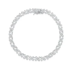 Armband Gynning Jewelry Sparkling Ellipse T- Silver s221