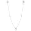 Carolina Gynning smycken Gynning Jewelry Sparkling Ellipse Long Halsband (Silver)