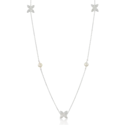 Carolina Gynning smycken Gynning Jewelry Sparkling Ellipse Long Halsband (Silver)