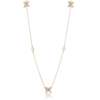 Carolina Gynning smycken Gynning Jewelry Sparkling Ellipse Long Halsband (Guld)