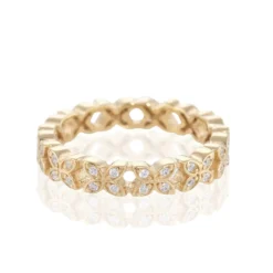 Carolina Gynning smycken Gynning Jewelry Sparkling Ellipse Mini Ring Guld gp38