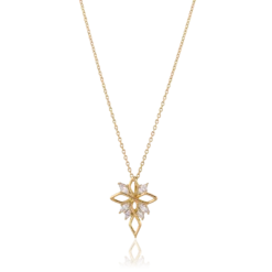Carolina Gynning smycken Gynning Jewelry Sparkling Starwish Halsband (Guld)