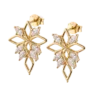 Carolina Gynning smycken Gynning Jewelry Sparkling Starwish Örhängen (Guld)