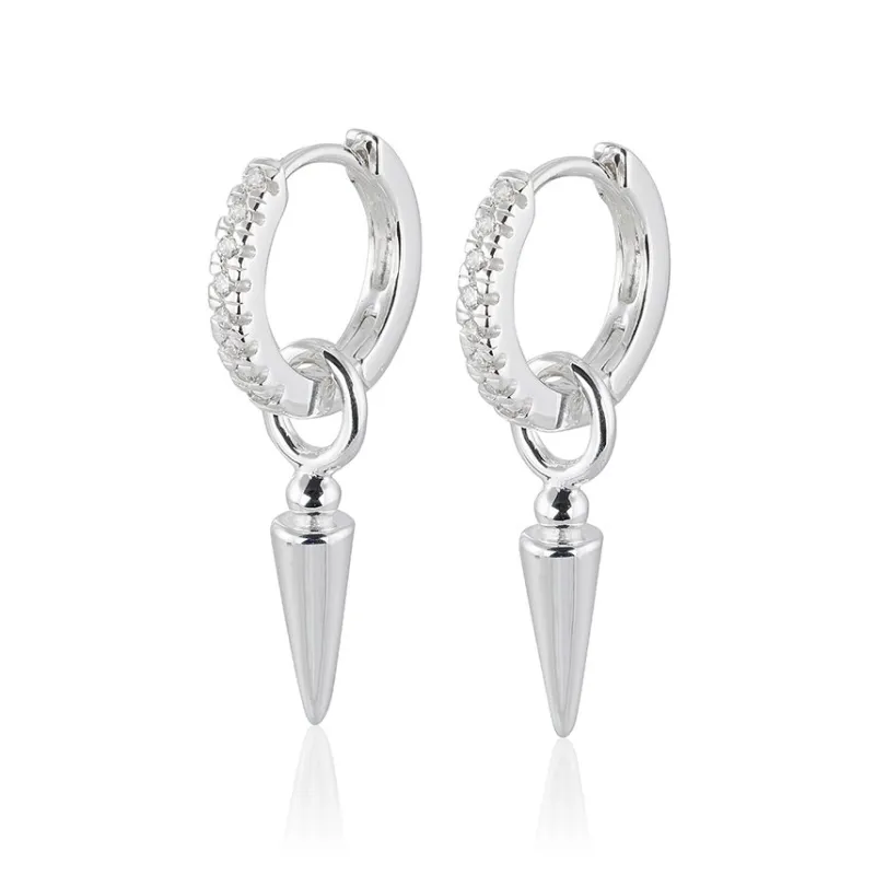 Carolina Gynning smycken Gynning Jewelry Spear of life örhängen creol (Silver)