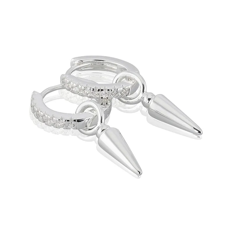 Carolina Gynning smycken Gynning Jewelry Spear of life örhängen creol (Silver)