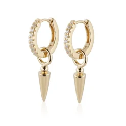 Carolina Gynning smycken Gynning Jewelry Spear of life örhängen creol (Guld)