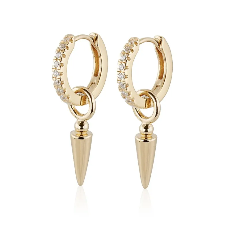 Carolina Gynning smycken Gynning Jewelry Spear of life örhängen creol (Guld)