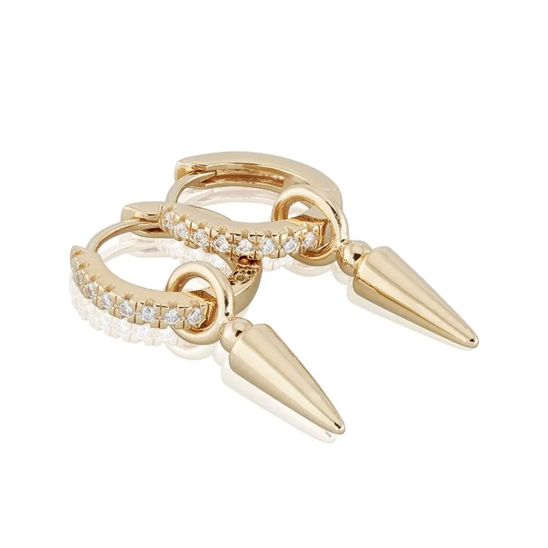 Carolina Gynning smycken Gynning Jewelry Spear of life örhängen creol (Guld)