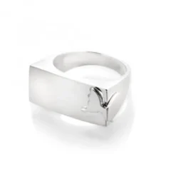 Carolina Gynning smycken Gynning Jewelry Square Butterfly Ring