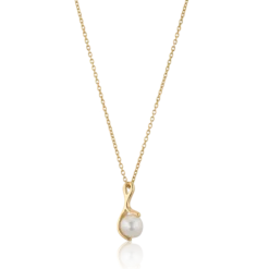 Carolina Gynning smycken Gynning Jewelry Sweetness Pearl Halsband (Guld)