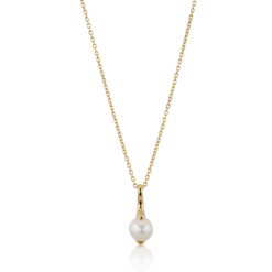 Carolina Gynning smycken Gynning Jewelry Sweetness Pearl Halsband (Guld)