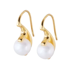 Carolina Gynning smycken Gynning Jewelry Sweetness Pearl Örhängen (Guld)