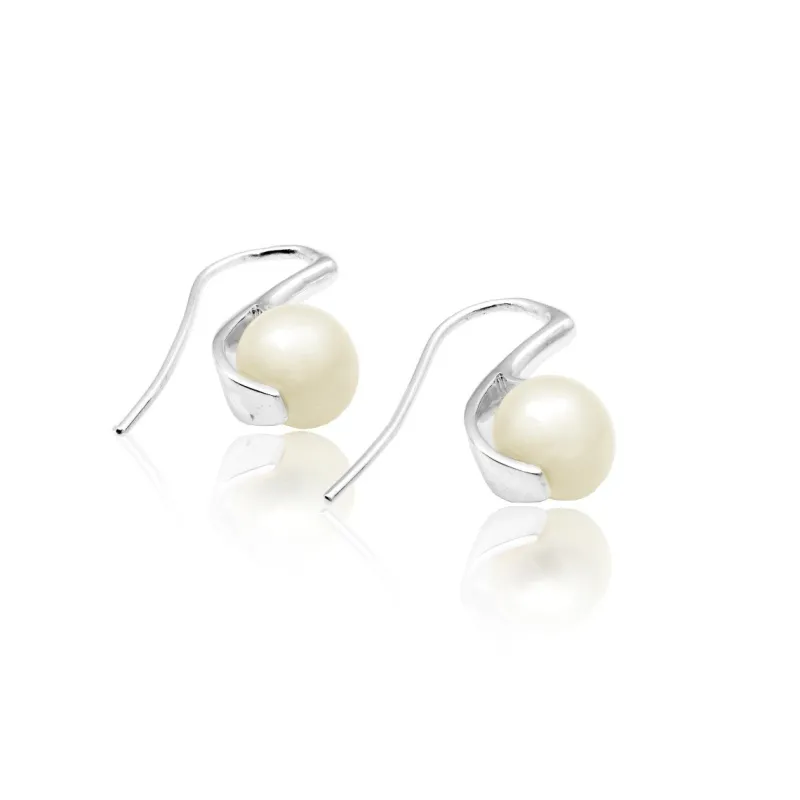 Carolina Gynning smycken Gynning Jewelry Sweetness Pearl Örhängen Silver S204