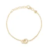 Armband Gynning Jewelry The Knot Mini Guld gp40
