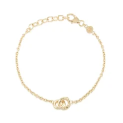 Armband Gynning Jewelry The Knot Mini Guld gp40