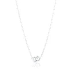 Carolina Gynning smycken Gynning Jewelry The Knot Mini Halsband Silver s224