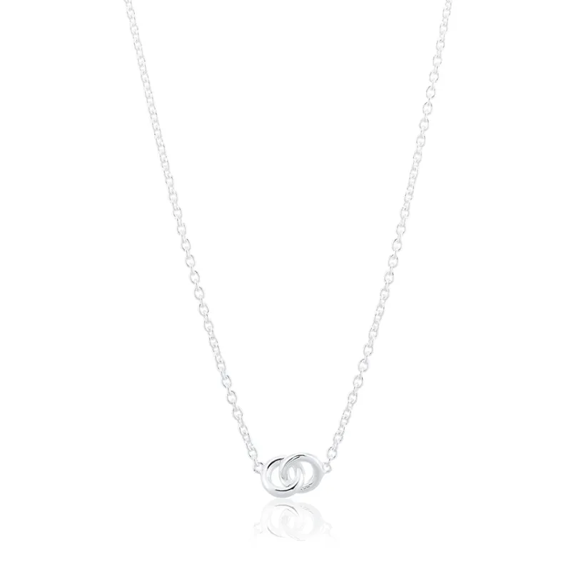 Carolina Gynning smycken Gynning Jewelry The Knot Mini Halsband Silver s224