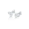 Carolina Gynning smycken Gynning Jewelry The Knot Mini Örhängen Silver S37
