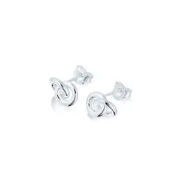 Carolina Gynning smycken Gynning Jewelry The Knot Mini Örhängen Silver S37