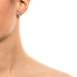 Carolina Gynning smycken Gynning Jewelry The Knot Mini Örhängen Silver S37