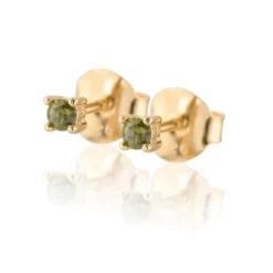 Carolina Gynning smycken Gynning Jewelry Time To Glow Mini Örhängen XS Grön Guld
