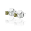 Carolina Gynning smycken Gynning Jewelry Time To Glow Mini Örhängen XS Grön Silver