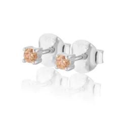 Carolina Gynning smycken Gynning Jewelry Time To Glow Mini Örhängen XS Champagne Silver