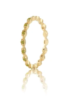 Carolina Gynning smycken Gynning Jewelry Time To Glow Ring Grön Guld