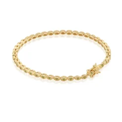 Carolina Gynning smycken Gynning Jewelry Time To Glow T-armband Guld Grön