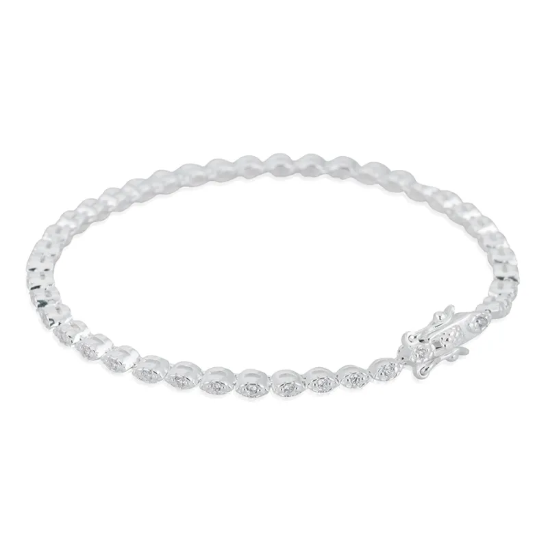 Carolina Gynning smycken Gynning Jewelry Time To Glow T-armband Silver