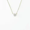 Halsband Solitaire 18K Guld 15114-4YCZ