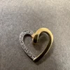 Hjärta i 18K Guld med Diamanter HJG012