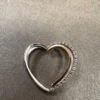 Hjärta i 18K Guld och Vitguld med Diamanter HJG010