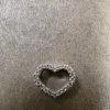 Hjärta i 14K Vitguld med Diamanter HJG022