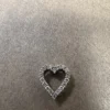 Hjärta i 14K Vitguld med Diamanter HJG021