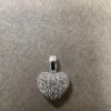 Hjärta i 18K Vitguld med Diamanter HJG020