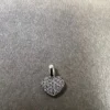 Hjärta i 18K Vitguld med Diamanter HJG025