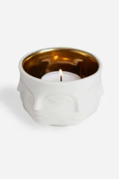 Jonathan Adler Dora Maar Muse Ljuslykta Vit/Guld