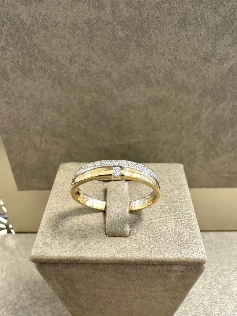 18K Guld – Allians Ring – RBG053 ( Begagnad )