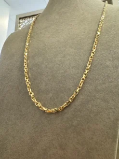 18K Guld Ankarlänk Halsband – ABH003G