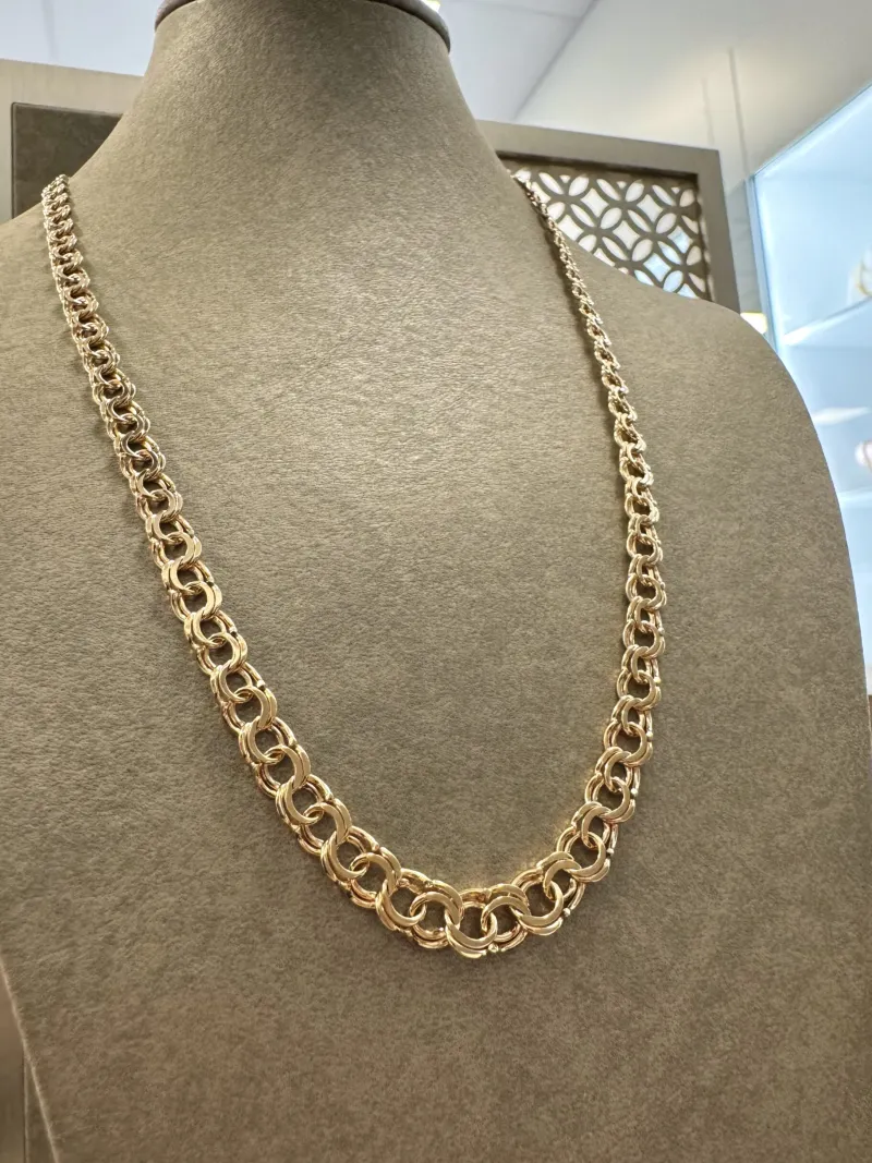 18K Guld Bismarck Halsband – BSH036G